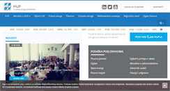 Desktop Screenshot of hup.hr